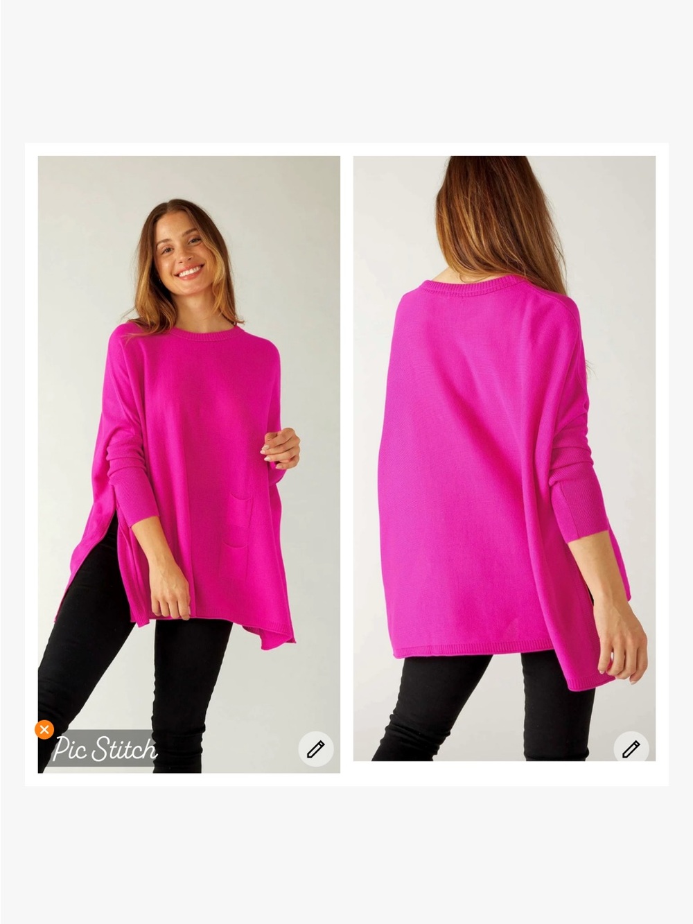 Mer Sea Catalina Sweater in Lipstick